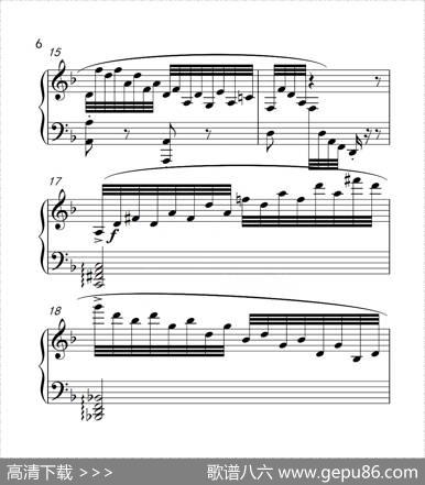第六级练习曲（中国音乐学院钢琴考级作品1~6级）|克拉莫
