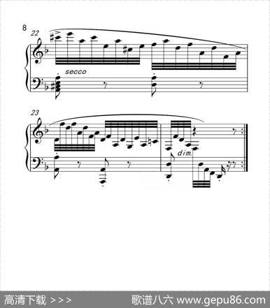 第六级练习曲（中国音乐学院钢琴考级作品1~6级）|克拉莫