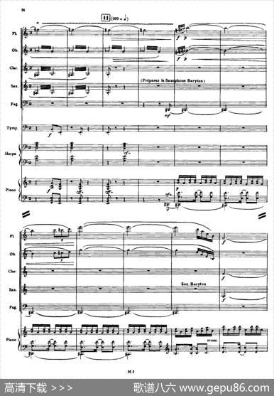 Nonetto（管乐团总谱）