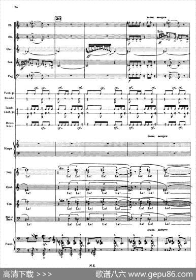 Nonetto（管乐团总谱）