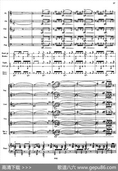 Nonetto（管乐团总谱）