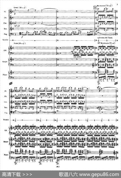 Nonetto（管乐团总谱）
