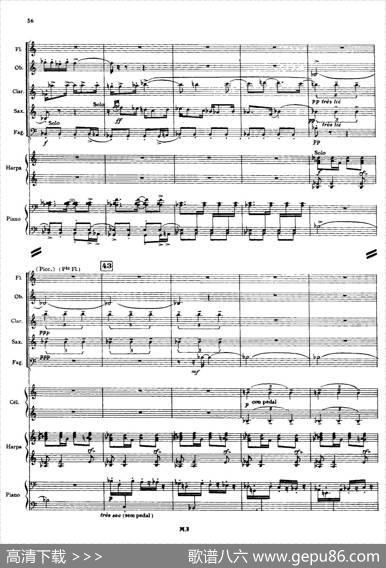 Nonetto（管乐团总谱）