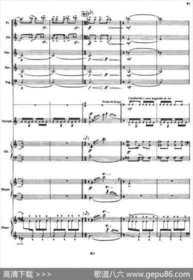 Nonetto（管乐团总谱）