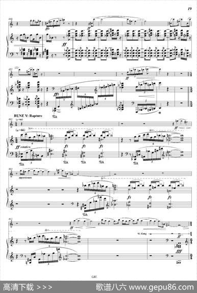 LustrationforTheMillennium（双簧管独奏+钢琴伴奏）