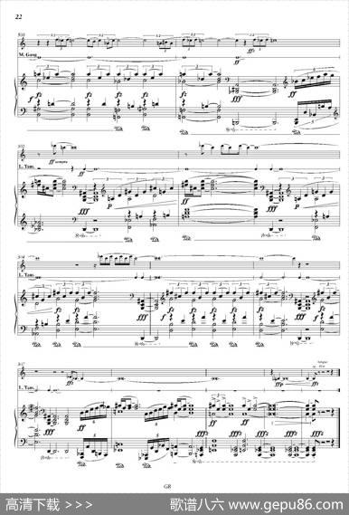 LustrationforTheMillennium（双簧管独奏+钢琴伴奏）