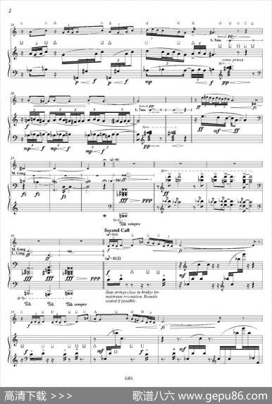LustrationforTheMillennium（双簧管独奏+钢琴伴奏）