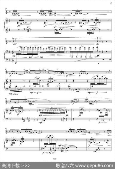 LustrationforTheMillennium（双簧管独奏+钢琴伴奏）