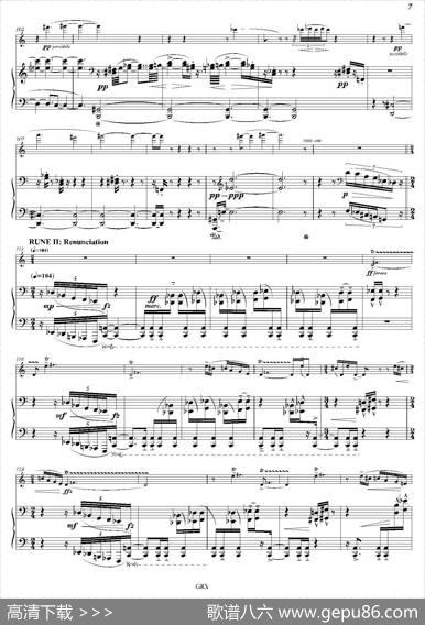 LustrationforTheMillennium（双簧管独奏+钢琴伴奏）