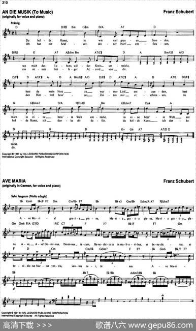 TheRealLittleClassicalFakeBook（P301-320）