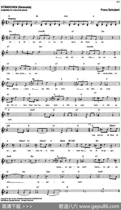 TheRealLittleClassicalFakeBook（P301-320）