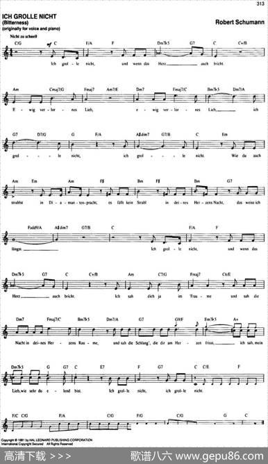 TheRealLittleClassicalFakeBook（P301-320）