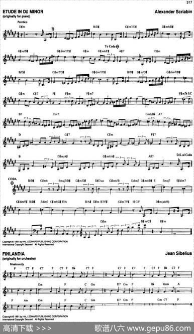 TheRealLittleClassicalFakeBook（P301-320）