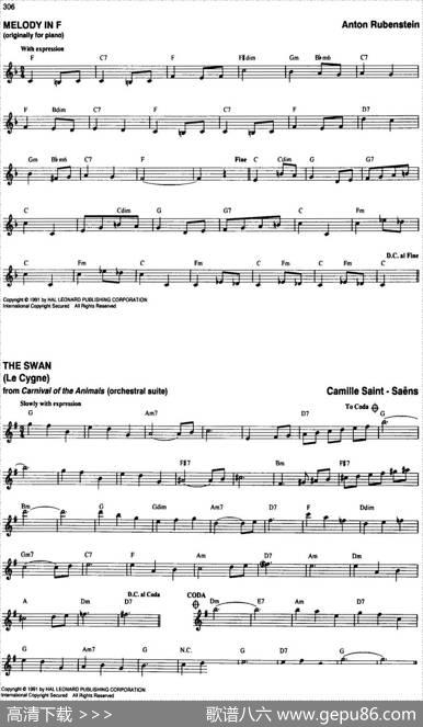 TheRealLittleClassicalFakeBook（P301-320）
