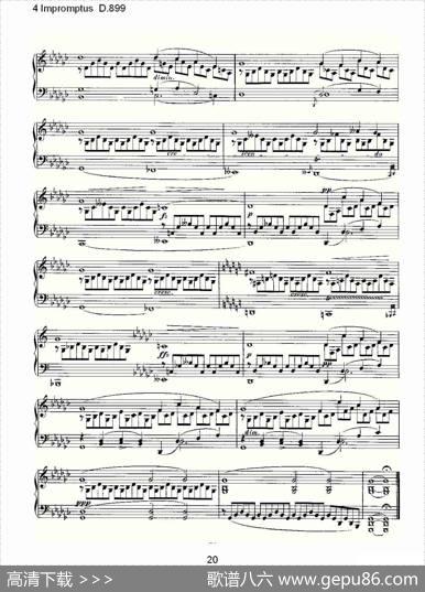 4ImpromptusD.899（4人即兴演奏D.899）