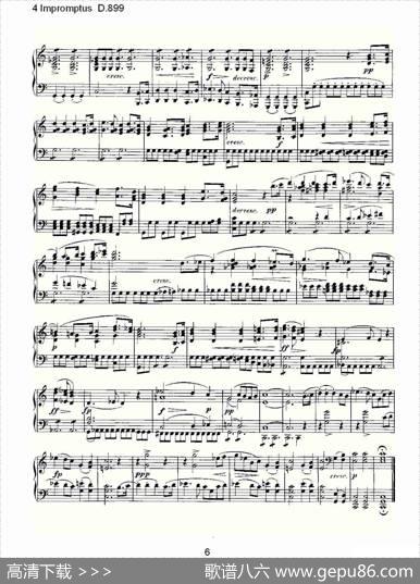 4ImpromptusD.899（4人即兴演奏D.899）