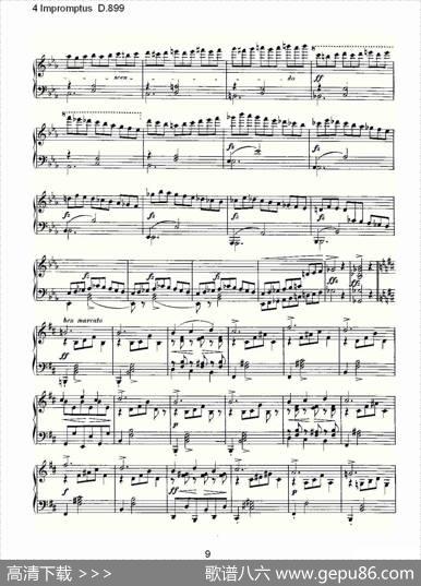 4ImpromptusD.899（4人即兴演奏D.899）