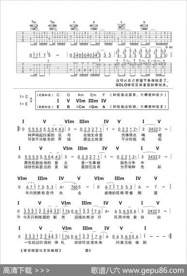 光辉岁月（三吉他伴奏、梁学辉制谱版） - 黄家驹|黄家驹
