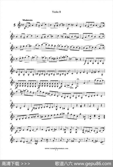 6SmallDuets（六部小合唱）Op.38ViolinII（第二小提琴分谱）|马扎斯（Mazas）