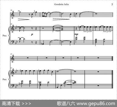 GoodnightJulia（小提琴+钢琴伴奏）