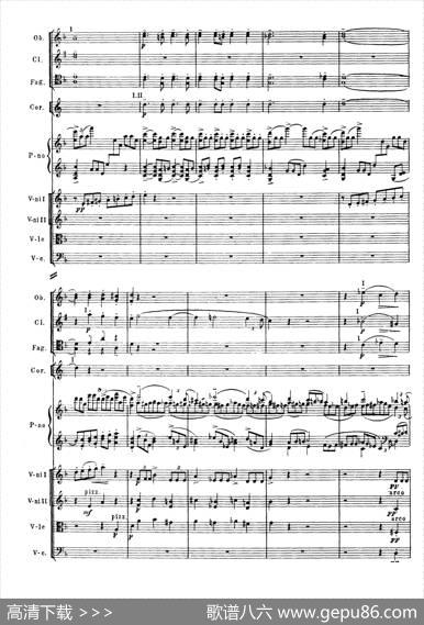 拉赫玛尼诺夫第三钢琴协奏曲总谱完整版（P61—80）|谢尔盖·瓦西里耶维奇·拉赫玛尼诺夫