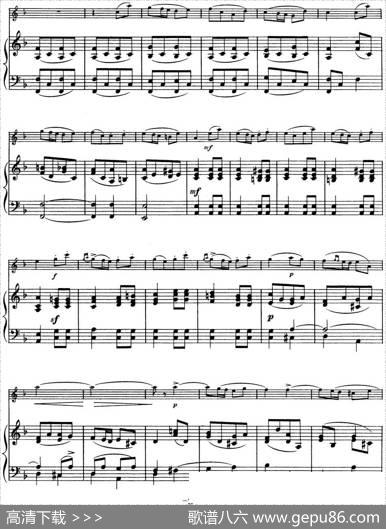 25首小提琴曲合集：Dorflied.（VillageSong.）（M.HAUSER.Op.29，No.5）（小提琴+钢琴伴奏）|BENONILAGYE