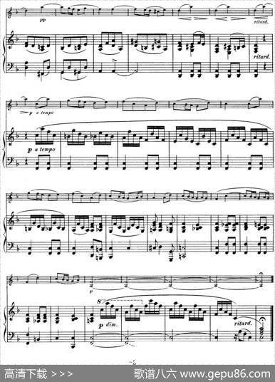 25首小提琴曲合集：Dorflied.（VillageSong.）（M.HAUSER.Op.29，No.5）（小提琴+钢琴伴奏）|BENONILAGYE