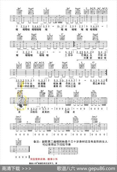 三十岁的女人（酷音小伟视频教学版） - 赵雷|赵雷