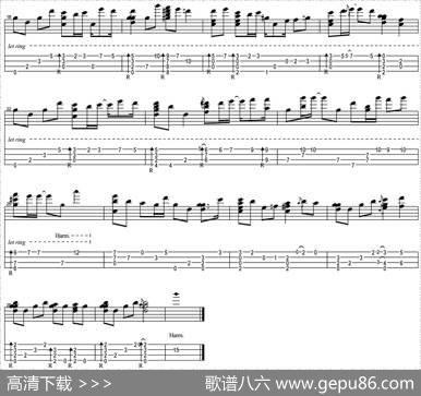 IBelieve（尤克里里指弹谱、《我的野蛮女友》主题曲）