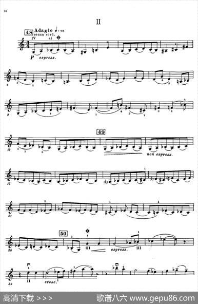 ConcertoOp.129No.2（第二小提琴协奏曲）|肖斯塔科维奇（Schostakowitsch）