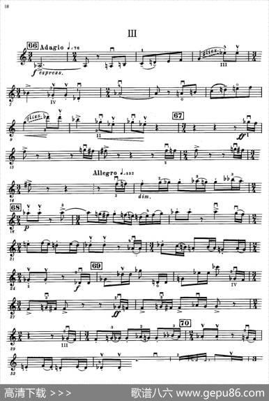 ConcertoOp.129No.2（第二小提琴协奏曲）|肖斯塔科维奇（Schostakowitsch）