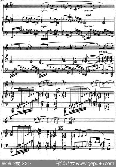 克莱斯顿《中音萨克斯管奏鸣曲》第二乐章（中萨+钢琴伴奏）