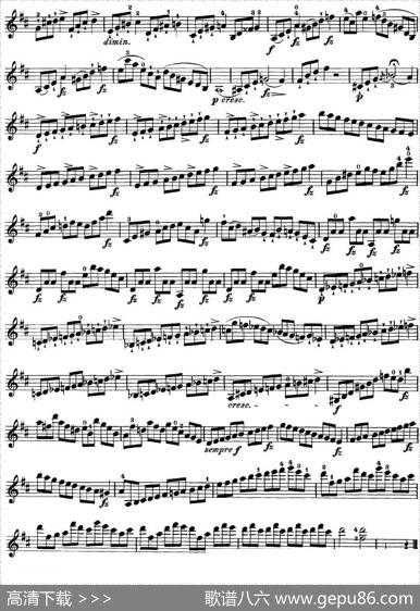 马扎斯小提琴练习曲Op.36第一册特殊练习曲（4）