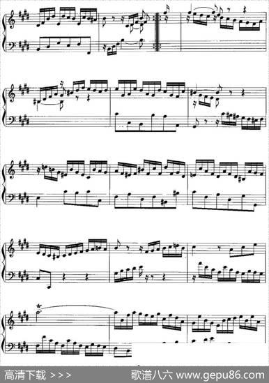 手风琴复调作品：第六法国组曲|J.S.巴赫