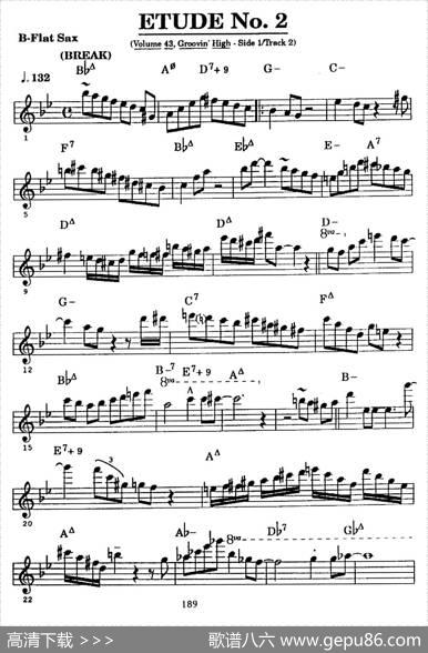 ETUDENo.2（高音萨克斯超吹练习曲）