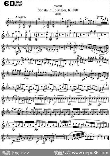 ViolinSonatainEbMajorK.380