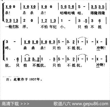 军歌金曲：只怕不抵抗（合唱） - 麦新|冼星海曲、李金声编合唱