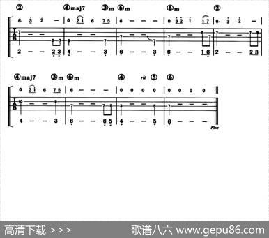 铁血丹心（《射雕英雄转》主题曲）（贝司谱） - 邓伟雄|顾嘉辉