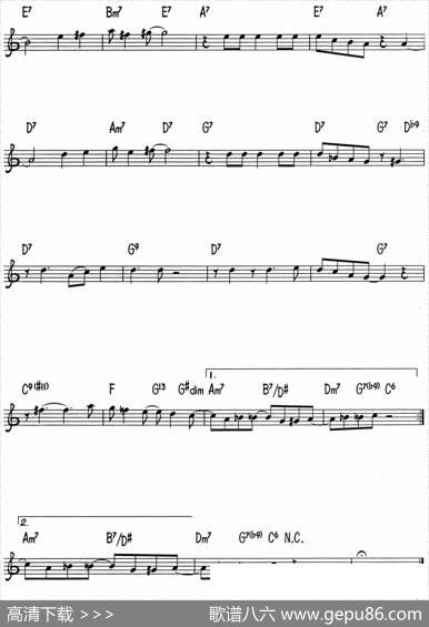 蓝调音乐：CottonTail