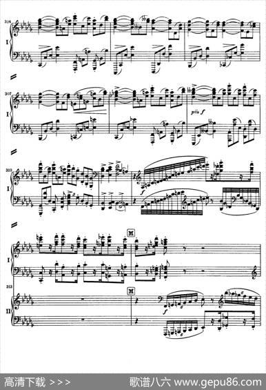 降B大调第二钢琴协奏曲（P31——40）|约翰内斯·勃拉姆斯