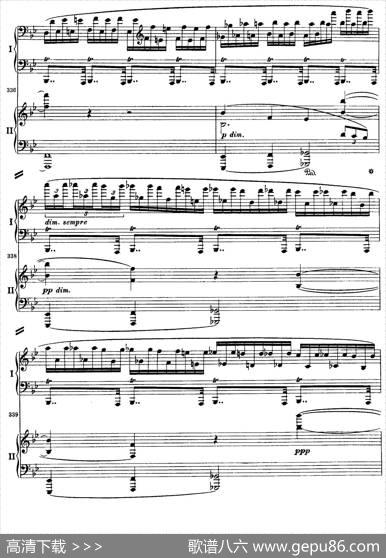 降B大调第二钢琴协奏曲（P31——40）|约翰内斯·勃拉姆斯