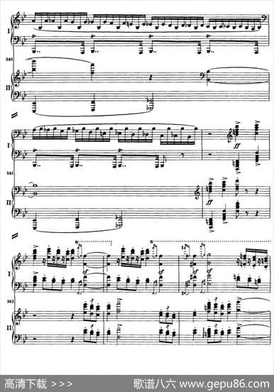 降B大调第二钢琴协奏曲（P31——40）|约翰内斯·勃拉姆斯