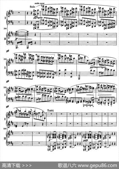 降B大调第二钢琴协奏曲（P51——60）|约翰内斯·勃拉姆斯