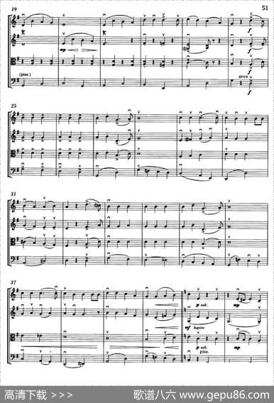 JINGLEBELLS（铃儿响叮当）（弦乐四重奏）