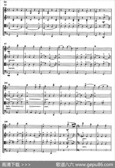 JINGLEBELLS（铃儿响叮当）（弦乐四重奏）