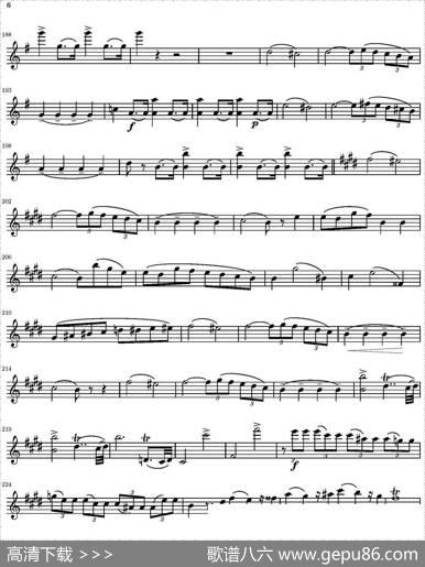 StringQuartetnr.18inEminor（E小调弦乐四重奏）（第一小提琴分谱）|托马西
