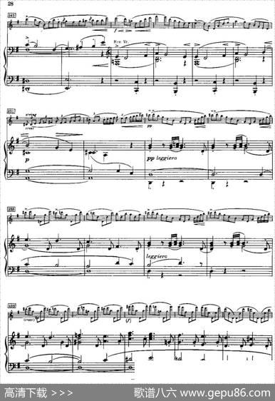 g小调小提琴协奏曲Op.26（III、Finale、小提琴+钢琴伴奏）|马克斯·布鲁赫