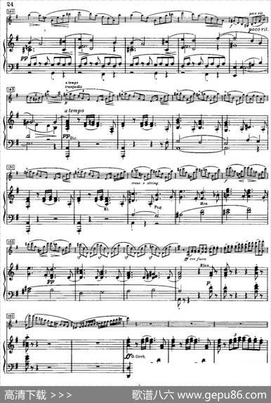 g小调小提琴协奏曲Op.26（III、Finale、小提琴+钢琴伴奏）|马克斯·布鲁赫