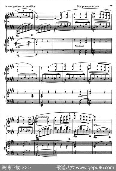 e小调第一钢琴协奏曲Op.11（双钢琴版·第一乐章）|弗雷德里克·肖邦（FredericChopin）