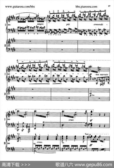 e小调第一钢琴协奏曲Op.11（双钢琴版·第一乐章）|弗雷德里克·肖邦（FredericChopin）